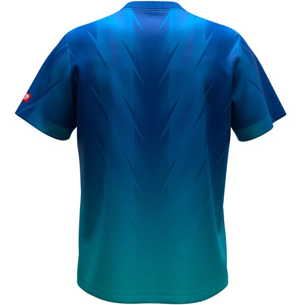 Butterfly Flazer Shirt - Blue - Back